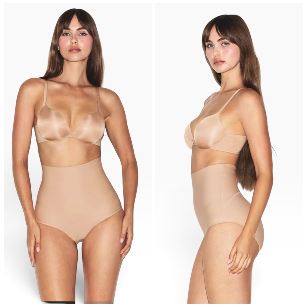 SKIMS Body CS Butt Lifting Brief Clay High Waist Shapewear XL PN-BRF-8527W